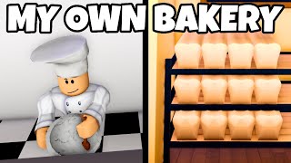 Running MY OWN BAKERY in Roblox Breadwinners [upl. by Fleeman]