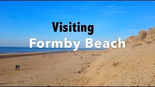 Visiting Formby Beach [upl. by Eecak]