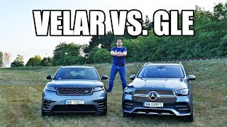 Range Rover Velar vs MercedesBenz GLE ENG  Gentle Giants Duel [upl. by Hajar]