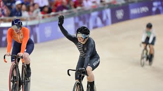 Ellesse ANDREWS Wins Gold medal for New Zealand in Womens keirin  Ellesse ANDREWS Wins Gold medal [upl. by Melentha]