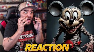 The Return of Steamboat Willie REACTION Mickey Mouse HORROR Video Game SCARY [upl. by Mickie]