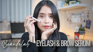 Review Beaudelab Eyelash amp Brow Serum  With Before After amp BPOM Approved [upl. by Shayne]