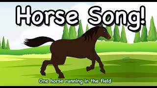 Five Horses  Horse Song for Kids Children and Toddlers  Nursery Rhyme Songs  Patty Shukla [upl. by Acile967]