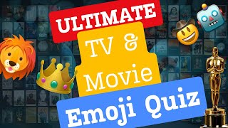 Ultimate Emoji Quiz  4 Sections Disney Musicals TV Shows Oscar Winning Films ¦ MOVIE amp TV QUIZ [upl. by Lancelle]