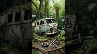 Rusting Away VW Bus Lost in the Wild shorts [upl. by Fevre]