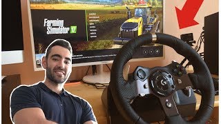 LE VOLANT IDÉAL POUR FARMING  Présentation du Logitech G920 [upl. by Amla642]