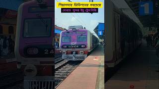 The Most Cutest Emu Train Of Sealdah Div 😲 railway train rail virals shorts trending video [upl. by Aivekahs660]