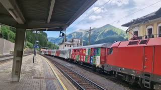 Einfahrt des Regionalexpress 1885 am 13072024 in Bad Gastein [upl. by Horne]