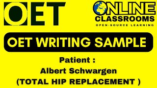 oet letter writing sample for nurses with answers  oet online classroom [upl. by Terag629]