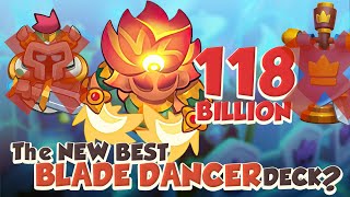 This BLADE DANCER Deck is INSANE 118 Billion Damage Easy PVP Rush Royale [upl. by Ashlan475]