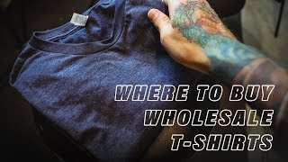 Where and How I Buy WHOLESALE SHIRTS For My CLOTHING BRAND [upl. by Tatiania]