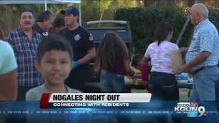 Nogales Night Out strengthens bonds between department and residents [upl. by Esserac]