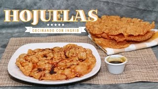 COMO HACER HOJUELAS HOJALDRAS BUÑUELOS [upl. by Durrej65]