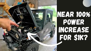 Almost 100 Power Increase for 1K Mahindra Roxor [upl. by Nosreg]