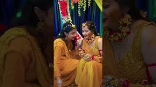 Sathi sakhiya youtubeshorts trendingshorts trendingshorts haldiceremony haldi [upl. by Amias]