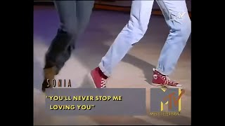 Sonia  Youll Never Stop Me Loving You MTV Europe 1989 [upl. by Lebazi]