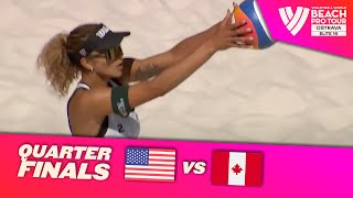 NussKloth vs MelissaBrandie  Quarter Finals Highlights Ostrava 2023 BeachProTour [upl. by Ahsaetal848]