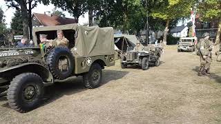 Living History Event 2018 Operation Market Garden WW2 at Son close to Eindhoven [upl. by Wessling]