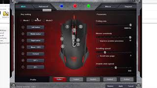 Pictek Gaming Mouse T7 Review  Technical Functions  Software MACRO BUTTON SET UP [upl. by Wilow]