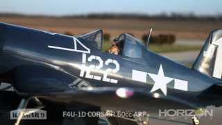 F4U1D Corsair 60cc ARF by Hangar 9 [upl. by Polivy]