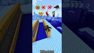 MINECRAFT  WATER RIVER VS MOB ABILITIES 🤯 WAIT FOR END WITH APT minecraft shorts [upl. by Isdnyl83]