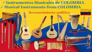 🌎 Instrumentos Musicales de COLOMBIA Instruments Musical from COLOMBIA [upl. by Ferretti]