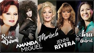 Ana Gabriel Rocío Dúrcal Amanda Miguel Marisela Y Jenni Rivera Exitos Mix ✨ Viejitas amp Bonitas [upl. by Dnalra68]