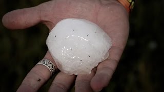 Hail Storm at Sturgis Rally Full Throttle Saloon 2009 [upl. by Simpkins]