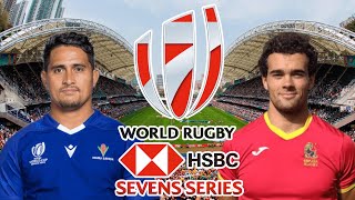 SAMOA 7s vs SPAIN 7s HONG KONG Sevens 2024 Live Commentary [upl. by Sikko]