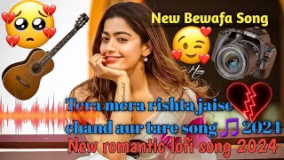 new Bewafa sad song  Tera mera rishta jaise chand aur tare song 2024 [upl. by Eldrida]