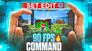 Get 90 FPS in Free Fire Instant Best Setting In Mobile Best Lag Fix Setting For Free Fire🔥 [upl. by Odnumde]