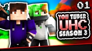 Minecraft YouTuber UHC  S3 Ep 1  OP MOBS in 19 [upl. by Egan940]