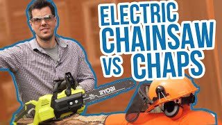 Viewer Questions Can Chainsaw Chaps Protect Against Electric Chainsaws  eReplacementPartscom [upl. by Dnumyar731]