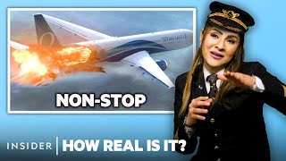 Airline Pilot Rates 8 Airplane Emergencies In Movies And TV  How Real Is It  Insider [upl. by Florette]