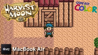 Harvest Moon  M2 MacBook Air Gameplay  GBC Games 02 [upl. by Arihday]