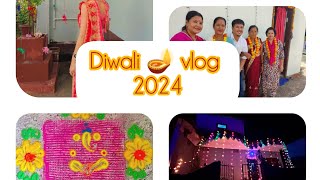 Diwali vlog 2024🌻🌺 subscribe like family diwali vlog vairalvideo support shorts [upl. by Diaz]