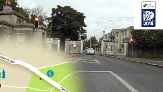 SSE Airtricity Dublin Marathon Route 2014 [upl. by Anilam]