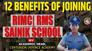 12 Benefits RIMC RMS amp Sainik School By Academic head Centurion Defence Academy [upl. by Nikolaos]