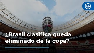 ¿Brasil clasifica o eliminado de la copa Aquí la encuesta a la prensa brasileña [upl. by Zerat]