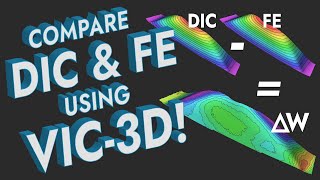 Comparing Digital Image Correlation DIC and Finite Element Data [upl. by Ardnazil]