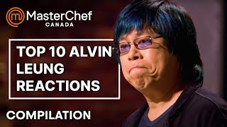 From Raw Steak to Burnt Rolls Alvin Leung Best Reactions  MasterChef Canada  MasterChef World [upl. by Welcher]