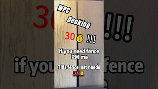 This fence only costs30 Are you sureyou dont need it wpcdecking wood wpc wpcflooring diy [upl. by Whit699]