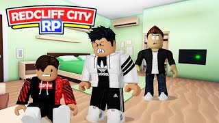 Redcliff City RP Roblox Sheriff Patrol Crazy shootouts at bank [upl. by Haimrej]