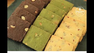 Assorted Shortbread Cookies Recipe So EASY amp Delicious  ONLY 3 main ingredients [upl. by Flavia127]