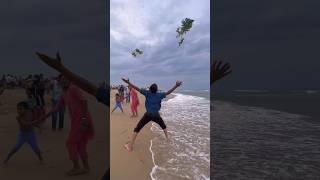 🌀🌀part 2  Besant Nagar Beach Chennaishorts [upl. by Ailet221]