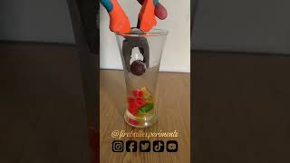 Red hot ball 1000C vs flakes Glass broked asmr redhotball experiment fireball shortsviral [upl. by Bucella]