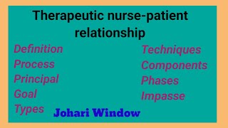 simple hindi explanation of therapeutic nursepatient relationship [upl. by Cecilla]