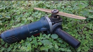 Awesome grass cutter from an angle grinderHow to make [upl. by Mcguire]