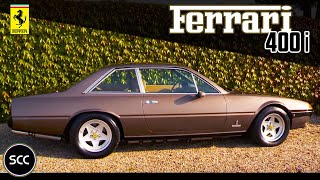 FERRARI 400i  400 i 1983  Modest test drive  V12 Engine sound  SCC TV [upl. by Oidiple269]