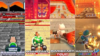 Evolution Of SNES Bowser Castle 3 Course In Mario Kart Series 19922023 MK8D [upl. by Beghtol44]